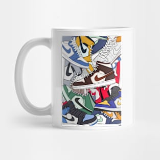 patterns all checklist shoes 2 Mug